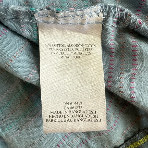 Penelope Mack Girls Blue Dress With Colorful Sparkle Lines Size 4T - Picture 10 of 11